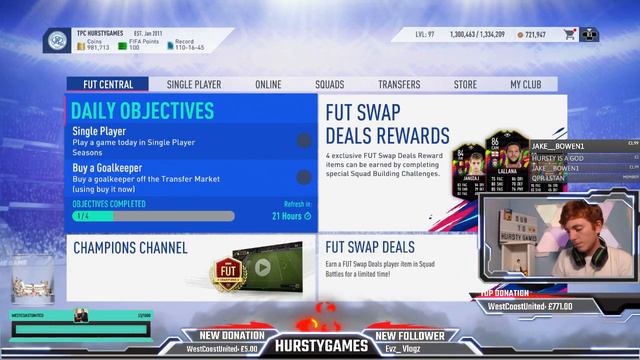 FIFA 19! FUTCHAMPS REWARDS! (PS4/XBOX) смотреть онлайн