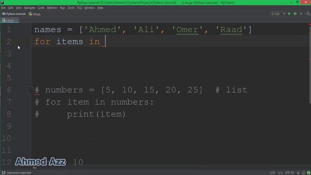 55.Python tutorial List str and int القوائم смотреть онлайн