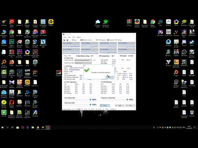 Включить и разогнать все ядра с помощью QuickCPU смотреть онлайн