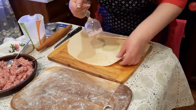 Домашние пельмени.