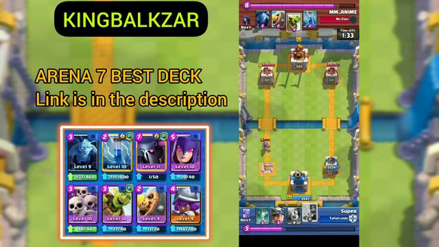 BEST ARENA 7 DECK | INTENSE MATCH | 2022 STRATEGY | @CLASHROYALE BY #KINGBALKZAR смотреть онлайн
