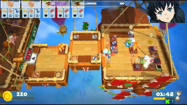 Overcooked! 2 | Blue Plays With Friends | Xbox Series X | (Part 2) feat. maverickfox52 & tripp_witc смотреть онлайн