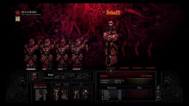 Darkest dungeon: Beating the final boss with 4 antiquarians! смотреть онлайн