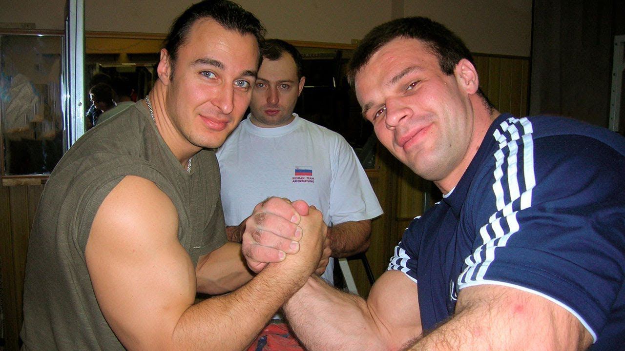 Armwrestling Cyplenkov Vs Voevoda Training Before Nemiroff 2006