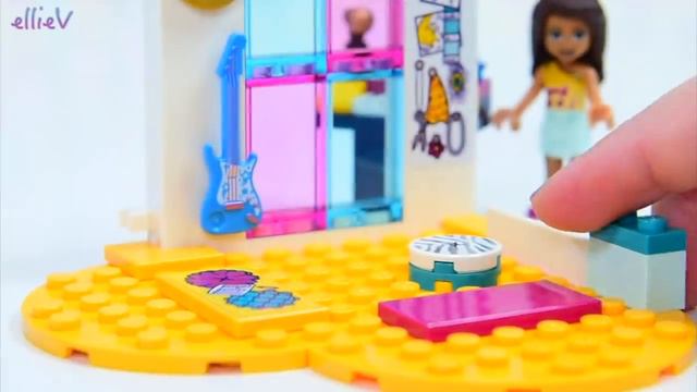 Lego Friends Andrea's Bedroom Build Silly Play with Kids Toys смотреть онлайн