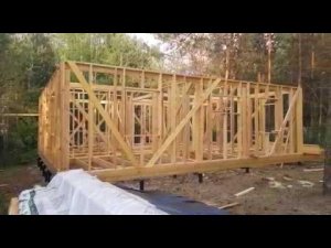 Заехали на интересный каркасный дом рядом с Троицким Стефано-Махрищским монастырем