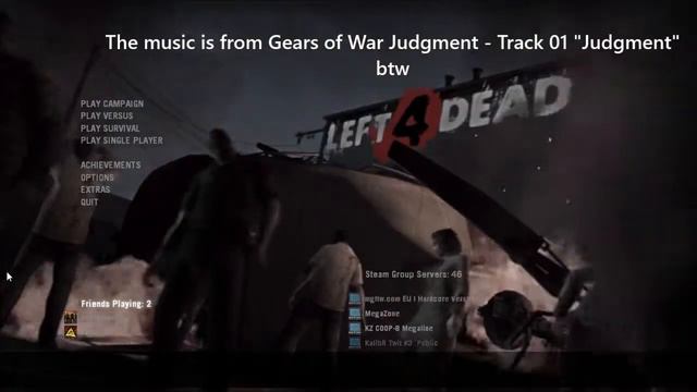 Left 4 Dead Judgment music custom main menu UI смотреть онлайн
