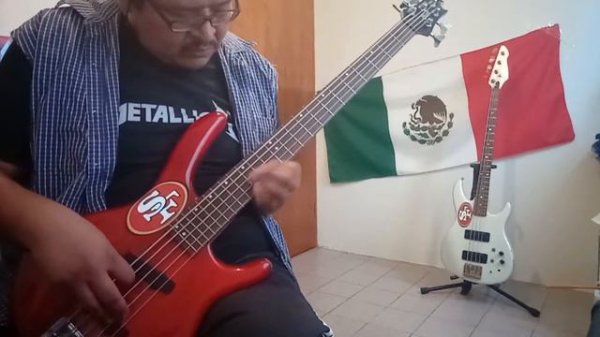 Helloween - Eagle Fly Free (Bass Cover) (One Take Video)