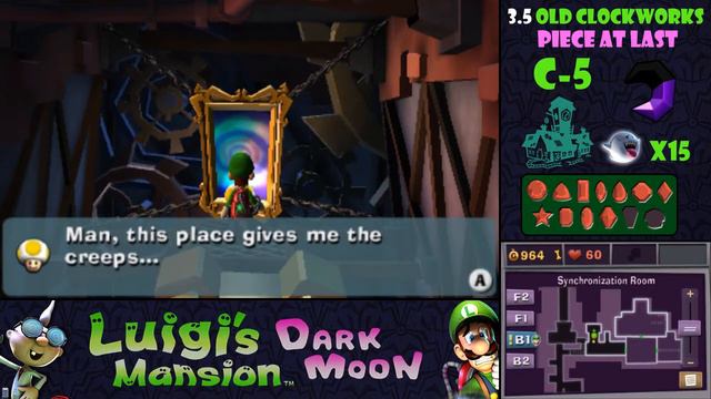 Luigi's Mansion: Dark Moon Walkthrough - 3.5 - Piece At Last [C-5] смотреть онлайн