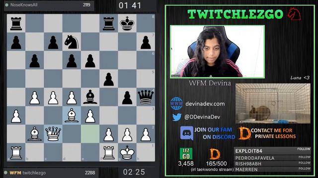 WFM Devina Devagharan: Lichess Plays, May 26, 2021 смотреть онлайн