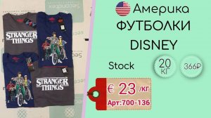 Продано! 700-136 #767 Футболки DISNEY Сток Всесезон Америка
