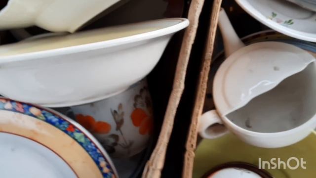 Барахолка Киев. Много посуды СССР. смотреть онлайн