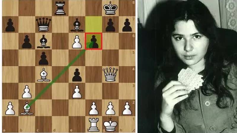 Классная атака Сьюзен Полгар! Шахматы.
