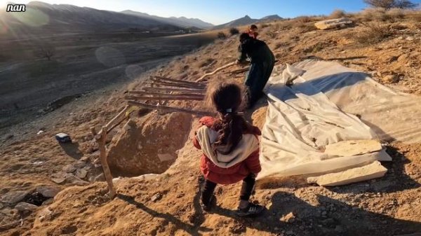 Grandmother's Duties: Trying to keep the cave safe/cooking in the cave at night for two orphans