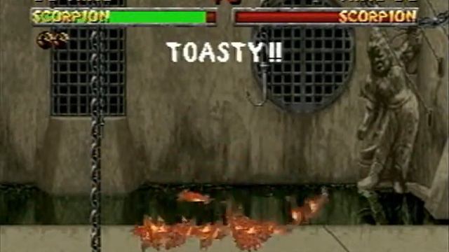 Mortal Kombat 2 - Playstation - Scorpion - Fatality 2 смотреть онлайн