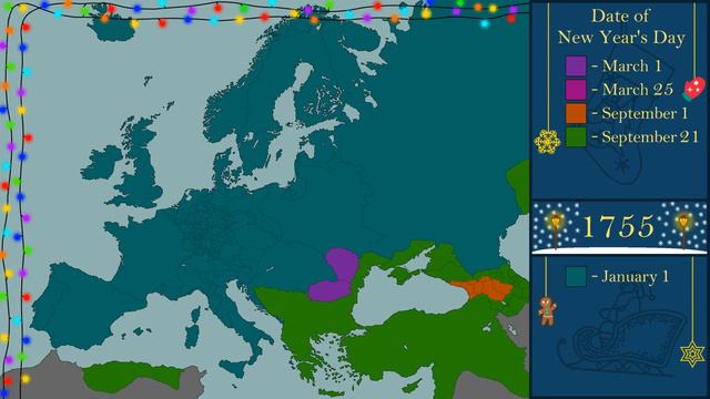 The History Of New Year (New Year's Day) In Europe - Every Year