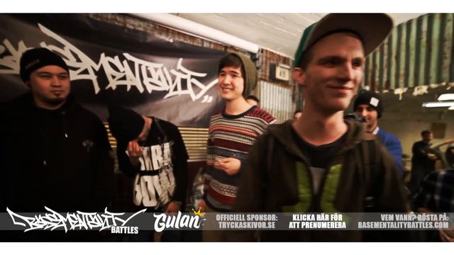Jim Cederlund & Onkel Fix vs Pinter & D-nice **Tag Team Battle** (Basementality Battles) @ Gulan смотреть онлайн