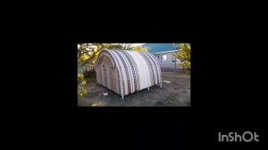 Беседка плетёная