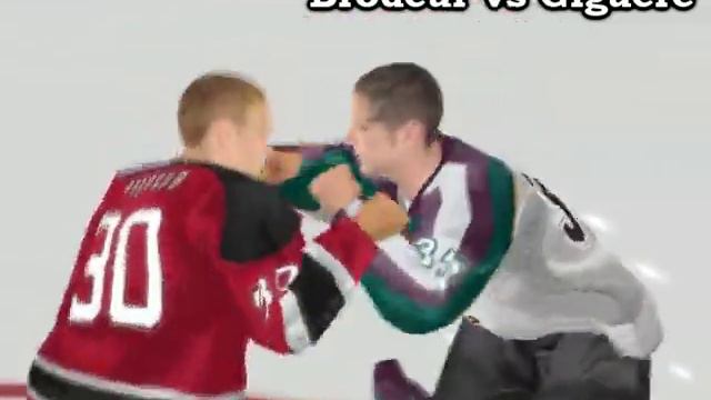 NHL 2004 - Goalie Fight! смотреть онлайн