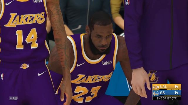 NBA 2K19 Gameplay 5v5 Lakers vs Warriors! смотреть онлайн