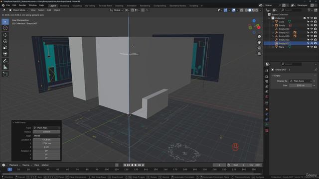 005_Extruding walls and creating window openings смотреть онлайн