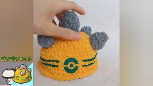 毛糸でポケモンのゴツゴツメットとキノコのほうしのキノコのあみぐるみ作りました/用毛線做寶可夢的凸凸頭盔和蘑菇孢子的蘑菇的娃娃/Rocky Helmet, Spore amigurumi Pokemo смотреть онлайн