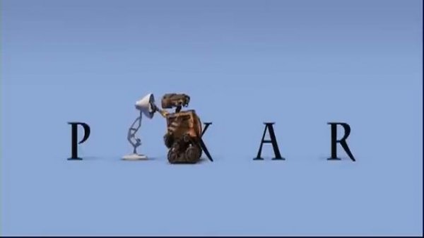 Wall - E & Pixar logo
