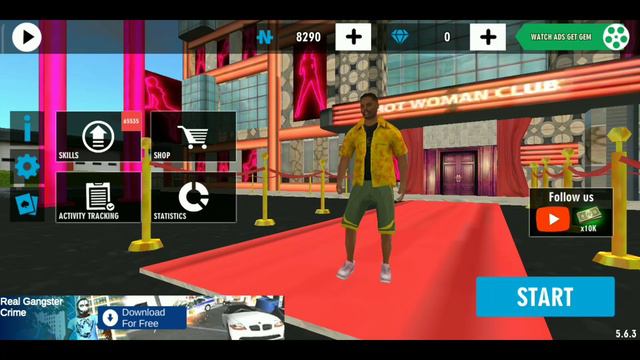 real gangster crime mod apk | Unlimited money and diamond in real gangster crime | смотреть онлайн