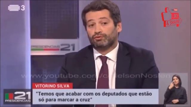 Presidenciais 2021 Vitorino Silva vs André Ventura смотреть онлайн