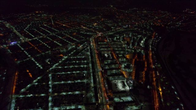 Ночной город.