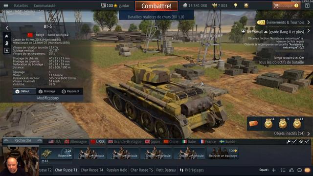 War Thunder : BT5 7 kill + 2 Camo смотреть онлайн