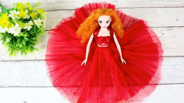 Barbie Doll Makeover Transformation ~ DIY Miniature Ideas For Barbie ~ Wig, Dress, Faceup, And More