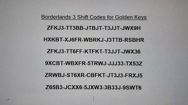 All Free Borderlands 3 Shift Codes Permanent Unlimited All Platforms смотреть онлайн