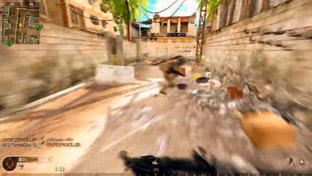 KNIFE vs BKS Call of Duty 4 knife only SD смотреть онлайн