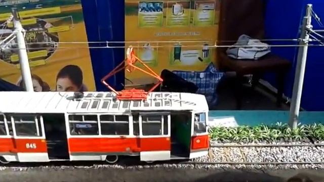 Модель трамваев. Выставка ВУЗов в парке им.Горького Харьков 20.09.2014 смотреть онлайн