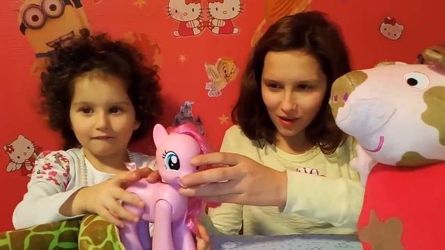 🗼Свинка Пеппа знакомится с Литтл Пони. Урок французского. French lesson! смотреть онлайн