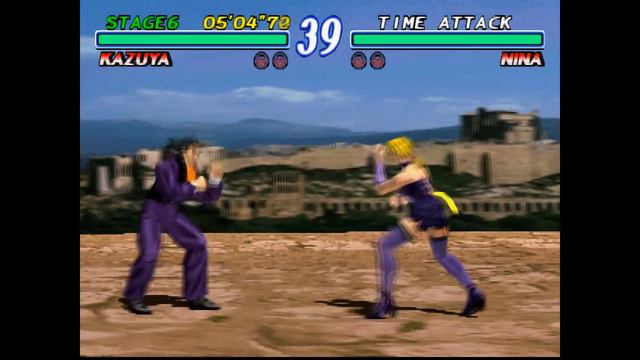 Tekken 2 (1996) - Time Attack Mode (Gameplay) смотреть онлайн