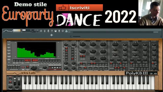 giovanni mauri DEmo stile Europarty 2022 ( vst PolyKb 3 ) смотреть онлайн