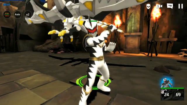 WHITE RANGER DINO THUNDER EVENT | Power Ranger All Star смотреть онлайн