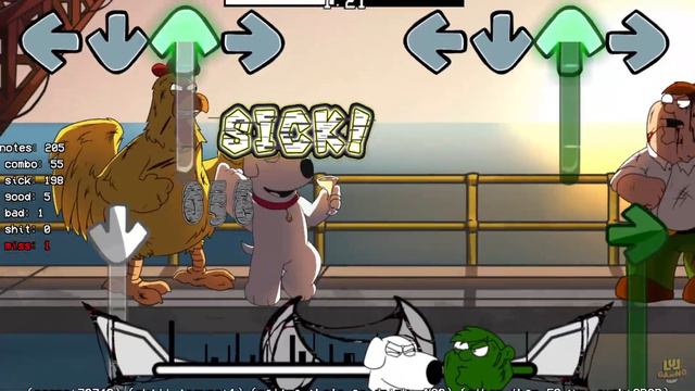 Friday Night Funkin': OH GOD NO (Peter vs Brian & Giant Chicken) Family Guy Mix смотреть онлайн