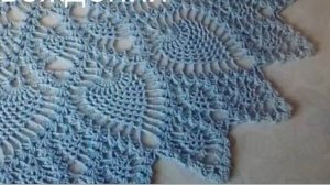 Салфетка "с ананасами".  МК. 1 ЧАСТЬ.