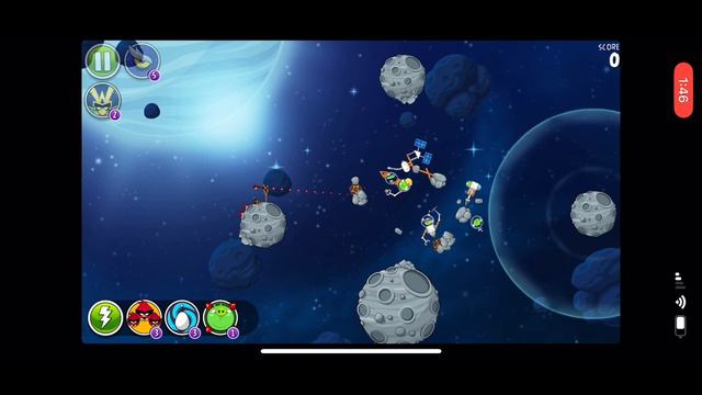 Angry Birds Space Beak Impact 1 Levels 11-15 смотреть онлайн