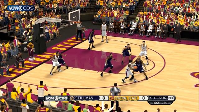 NBA 2k14 HBCU Basketball Mod Stillman vs Central State смотреть онлайн