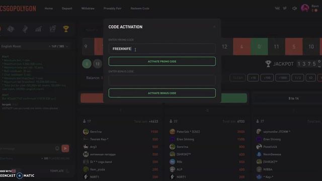FREE code for FREE COINS on CSGOPolygon смотреть онлайн