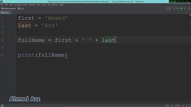 09.Python tutorial -- Strings السلسله النصيه смотреть онлайн