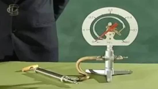 Физика. Устройство металлического манометра