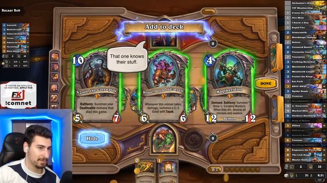 I GOT The Supreme Legendary BOB V.I.P Exclusive CARD! Xatma, Plague Lord of Death | Hearthstone смотреть онлайн