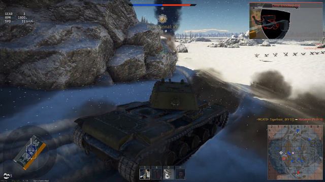 War Thunder - Episode 388 - KV On The Front (Realistic Battles/Finland) смотреть онлайн
