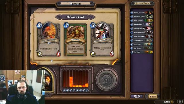 Arena - Hunter pick by pick draft tutorial - Hearthstone смотреть онлайн