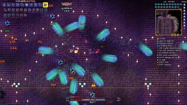 Terraria Calamity - Sentinels of The Devourer Fight смотреть онлайн